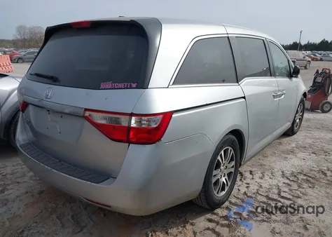 2011 Honda Odyssey Ex-L from USA, damaged, VIN 5FNRL5H66BB002263